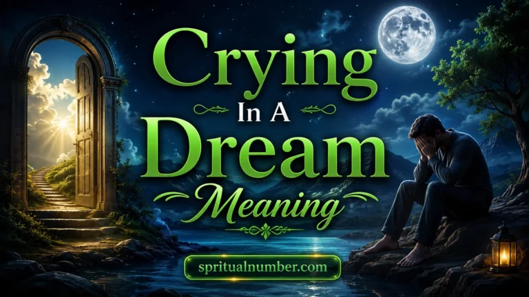 Crying In A Dream Meaning