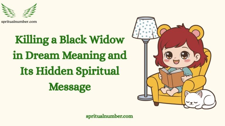 Killing a Black Widow in Dream Meaning