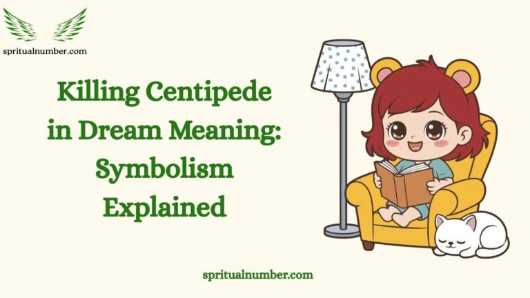 Killing Centipede in Dream Meaning
