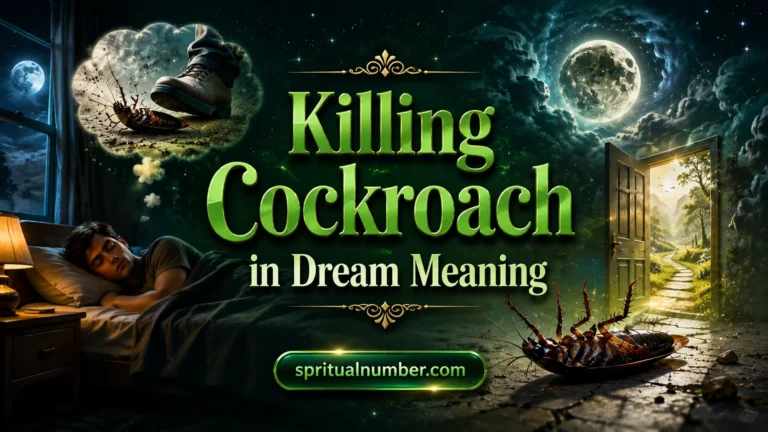 Killing Cockroach in Dream Meaning
