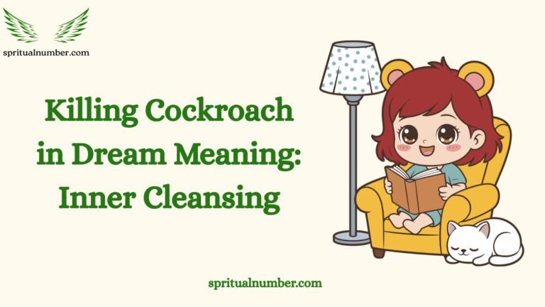 Killing Cockroach in Dream Meaning