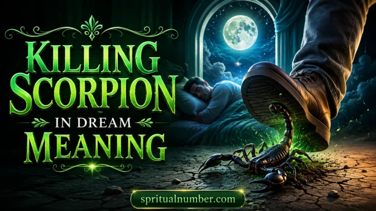 Killing Scorpion In Dream Meaning