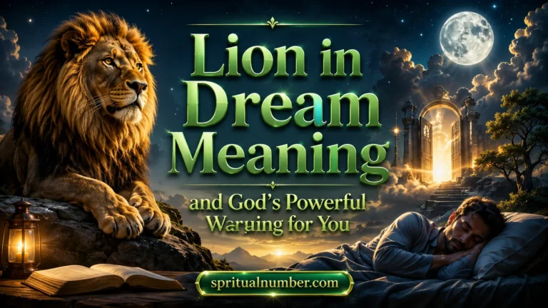 Lion in Dream Meaning