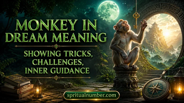Monkey In Dream Meaning