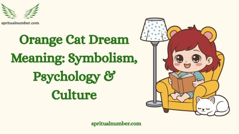 Orange Cat Dream Meaning