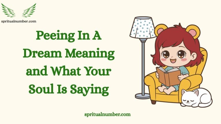 Peeing In A Dream Meaning