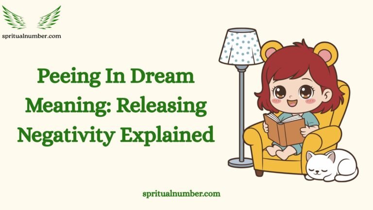 Peeing In Dream Meaning