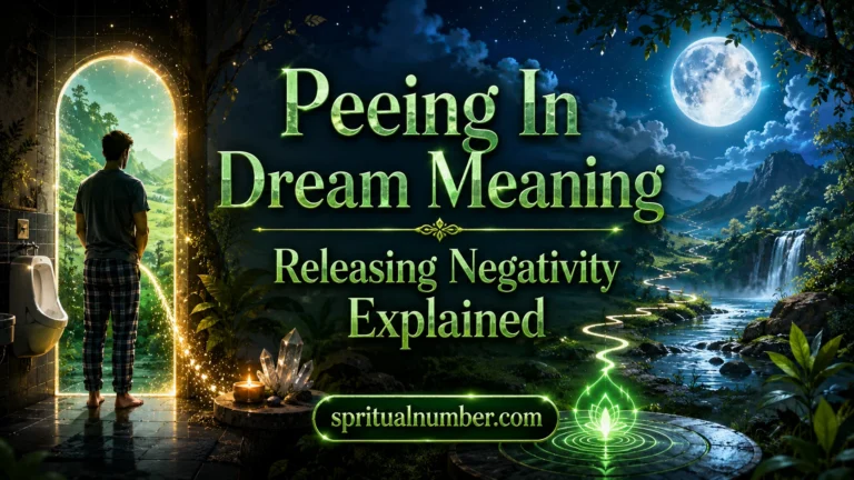Peeing In Dream Meaning