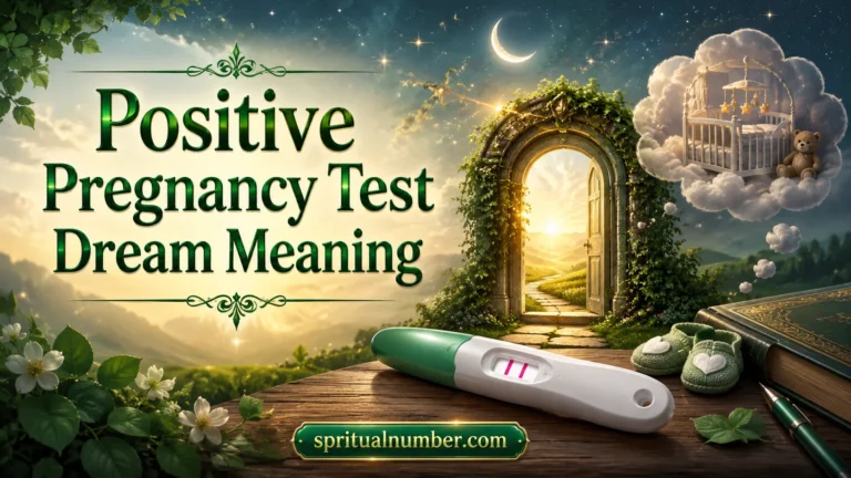 Positive Pregnancy Test Dream Meaning
