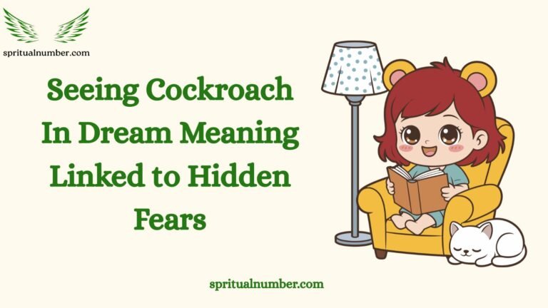 Seeing Cockroach In Dream Meaning