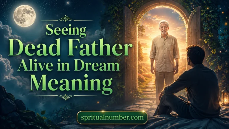 Seeing Dead Father Alive in Dream Meaning