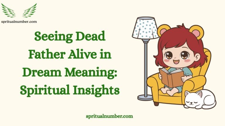 Seeing Dead Father Alive in Dream Meaning