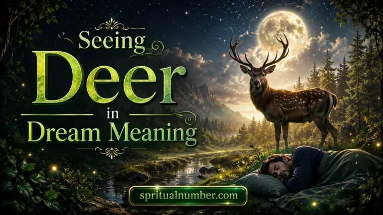Seeing Deer in Dream Meaning