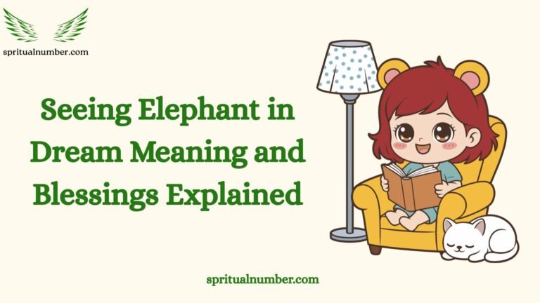 Seeing Elephant in Dream Meaning