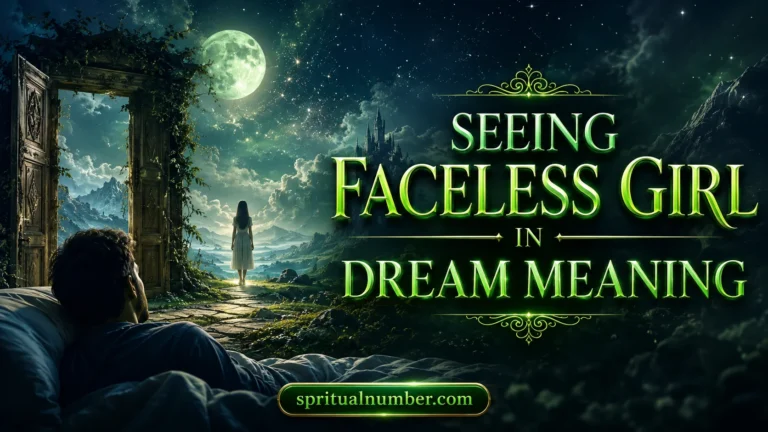 Seeing Faceless Girl in Dream Meaning