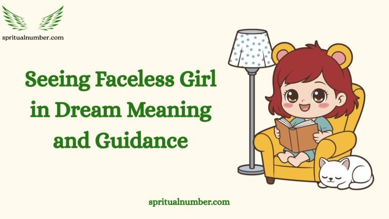Seeing Faceless Girl in Dream Meaning