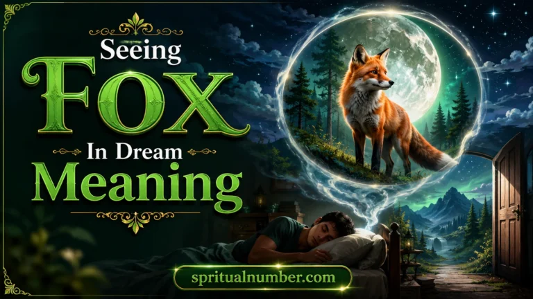 Seeing Fox In Dream Meaning