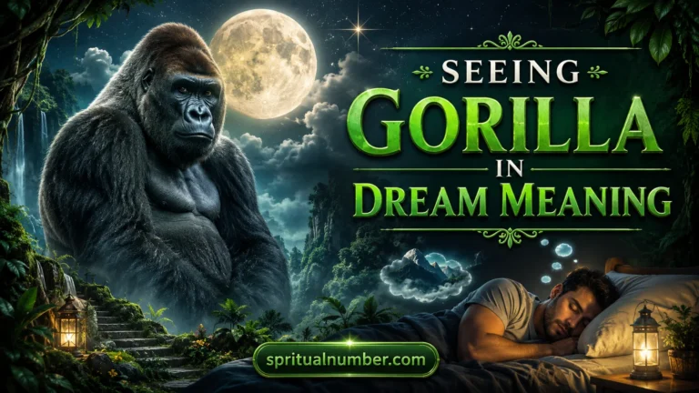 Seeing Gorilla In Dream Meaning