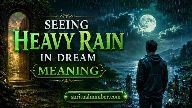Seeing Heavy Rain In Dream Meaning