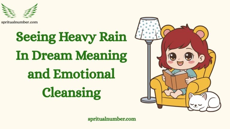 Seeing Heavy Rain In Dream Meaning