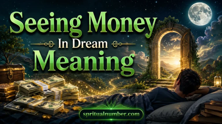Seeing Money In Dream Meaning
