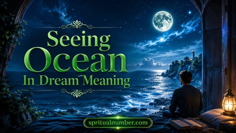 Seeing Ocean In Dream Meaning