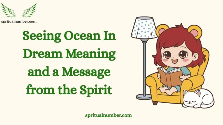 Seeing Ocean In Dream Meaning
