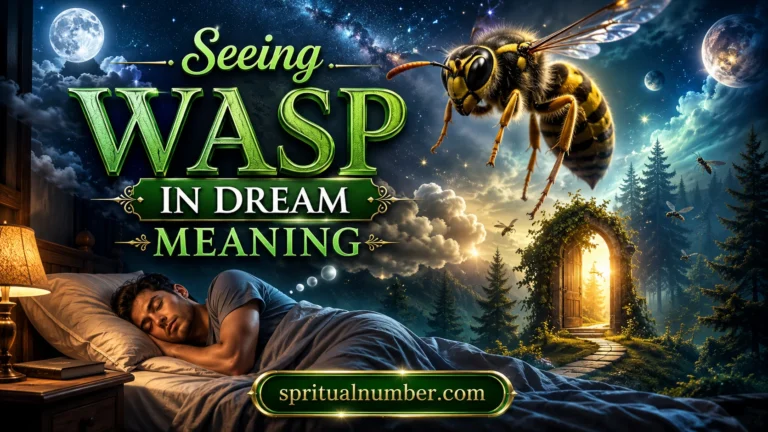 Seeing Wasp In Dream Meaning