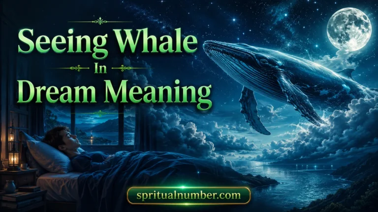 Seeing Whale In Dream Meaning