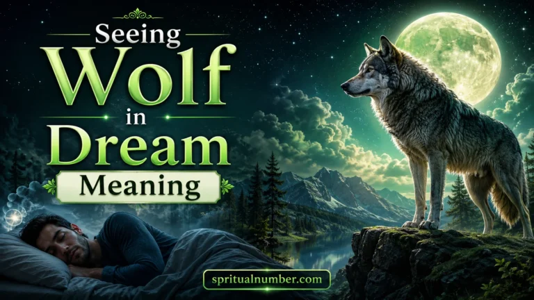 Seeing Wolf in Dream Meaning