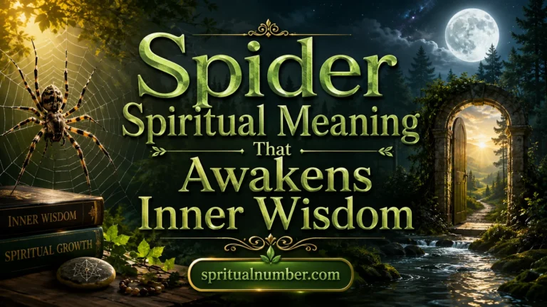 Spider Spiritual Meaning