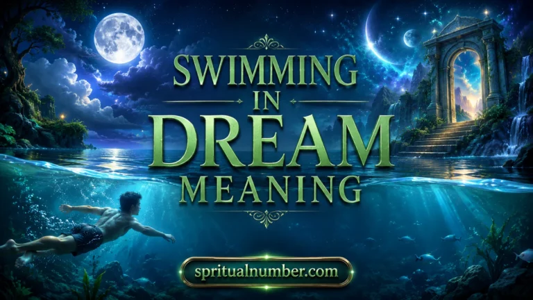 Swimming In Dream Meaning