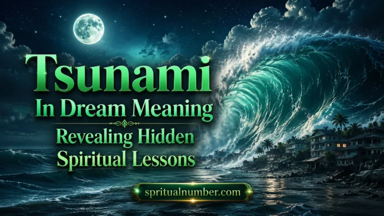 Tsunami In Dream Meaning