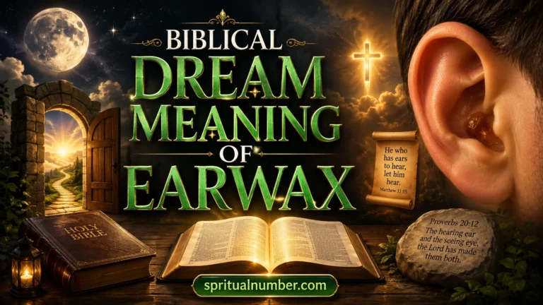 Biblical Dream Meaning of Earwax