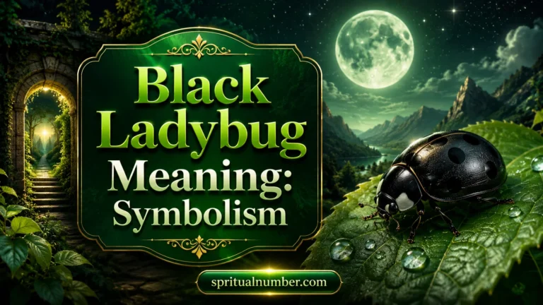 Black Ladybug Meaning