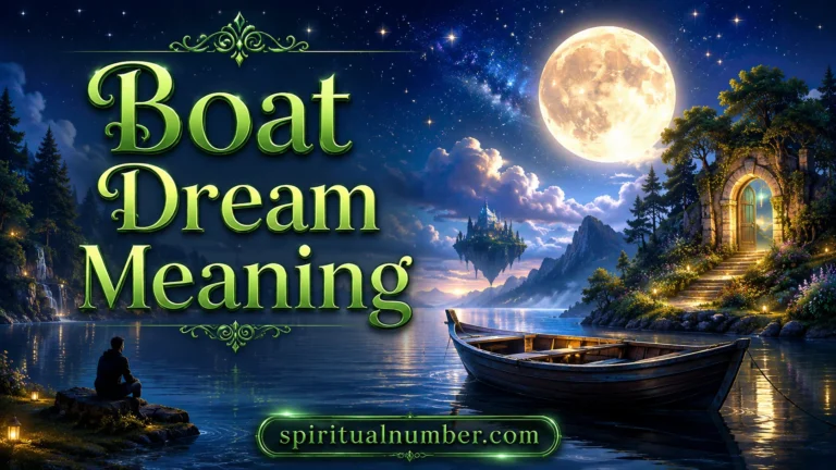 Boat Dream Meaning