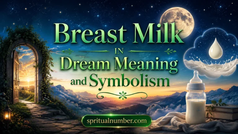 Breast Milk in Dream Meaning