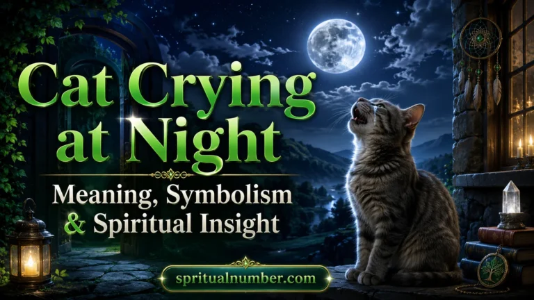 Cat Crying at Night Meaning