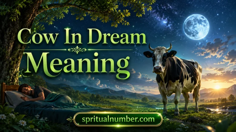 Cow In Dream Meaning