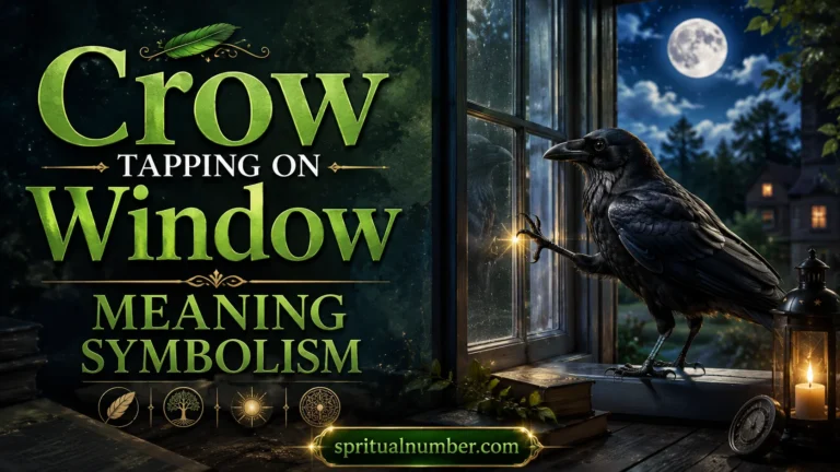 Crow Tapping on Window Meaning