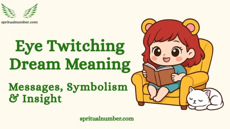 Eye Twitching Dream Meaning