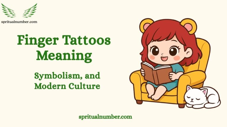 Finger Tattoos Meaning, Symbolism, and Modern Culture
