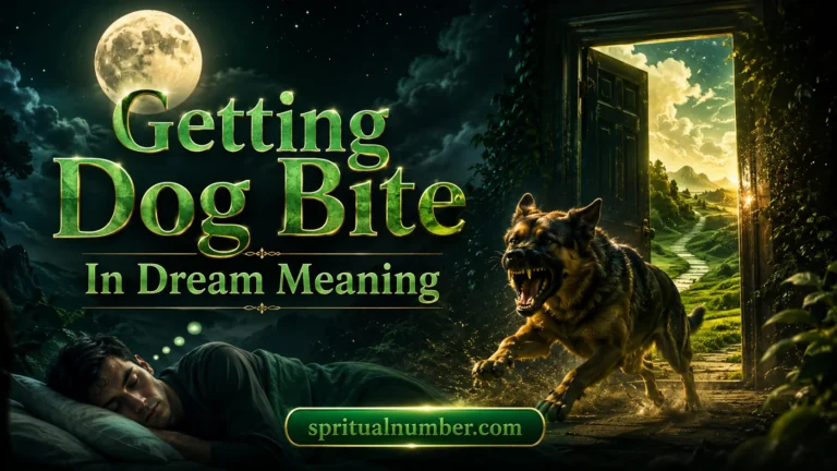 Getting Dog Bite In Dream Meaning