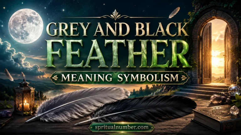 Grey and Black Feather Meaning
