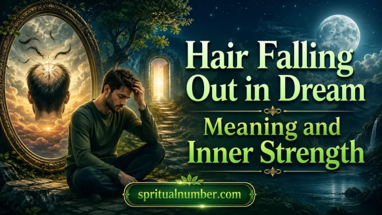 Hair Falling Out in Dream Meaning