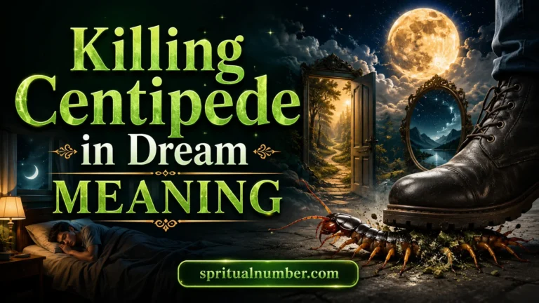 Killing Centipede in Dream Meaning