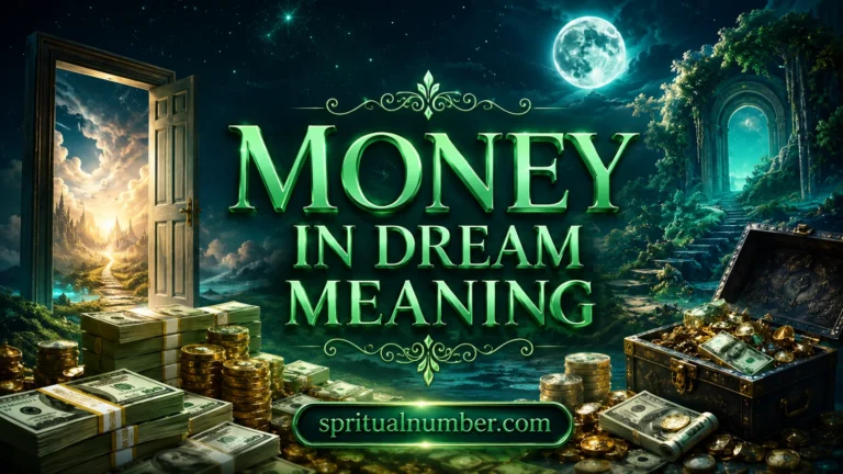 Money in Dream Meaning