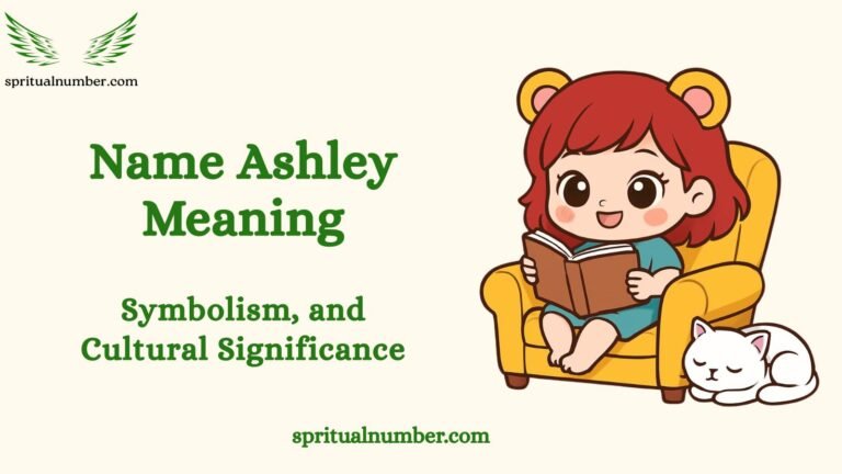 Name Ashley Meaning