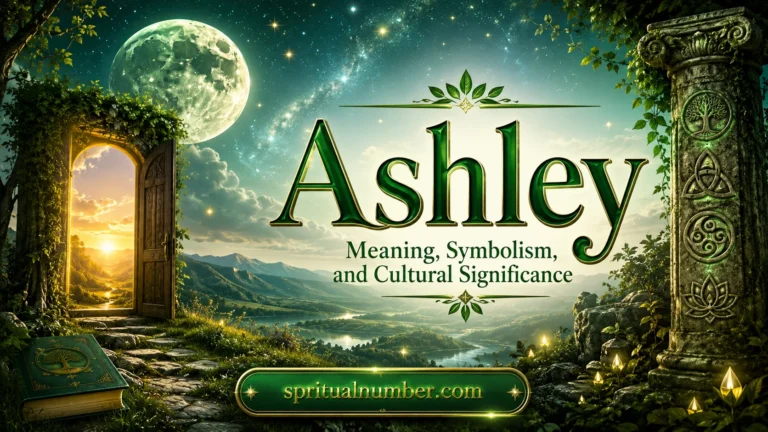 Name Ashley Meaning