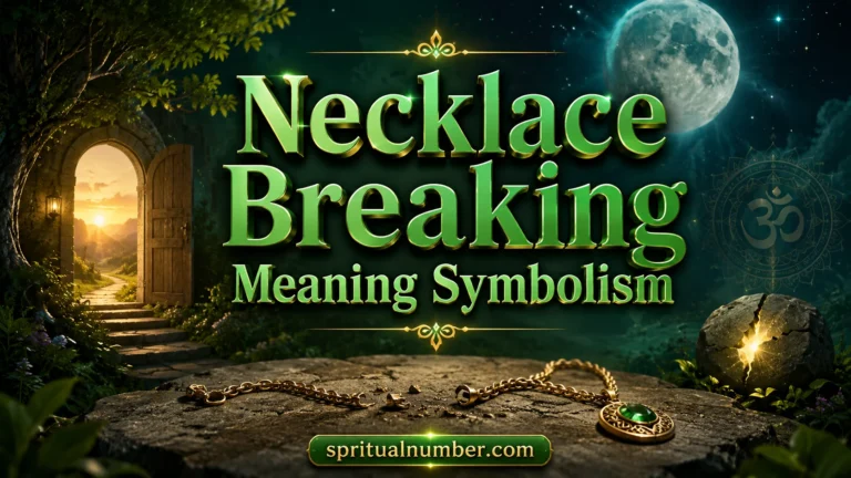 Necklace Breaking Meaning